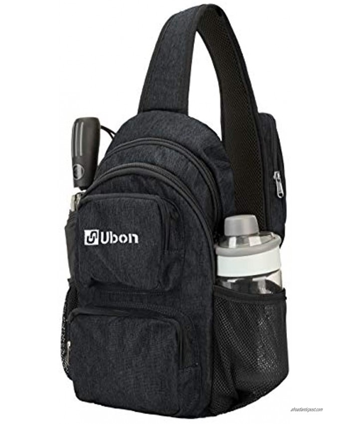 Ubon Small Sling Bag Lightweight Crossbody Bag Multipurpose Daypack with Phone Pocket Outdoor Fits Men&Women